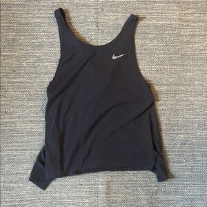 Nike Dri-Fit Running Women's Dark Gray Tank Top Small